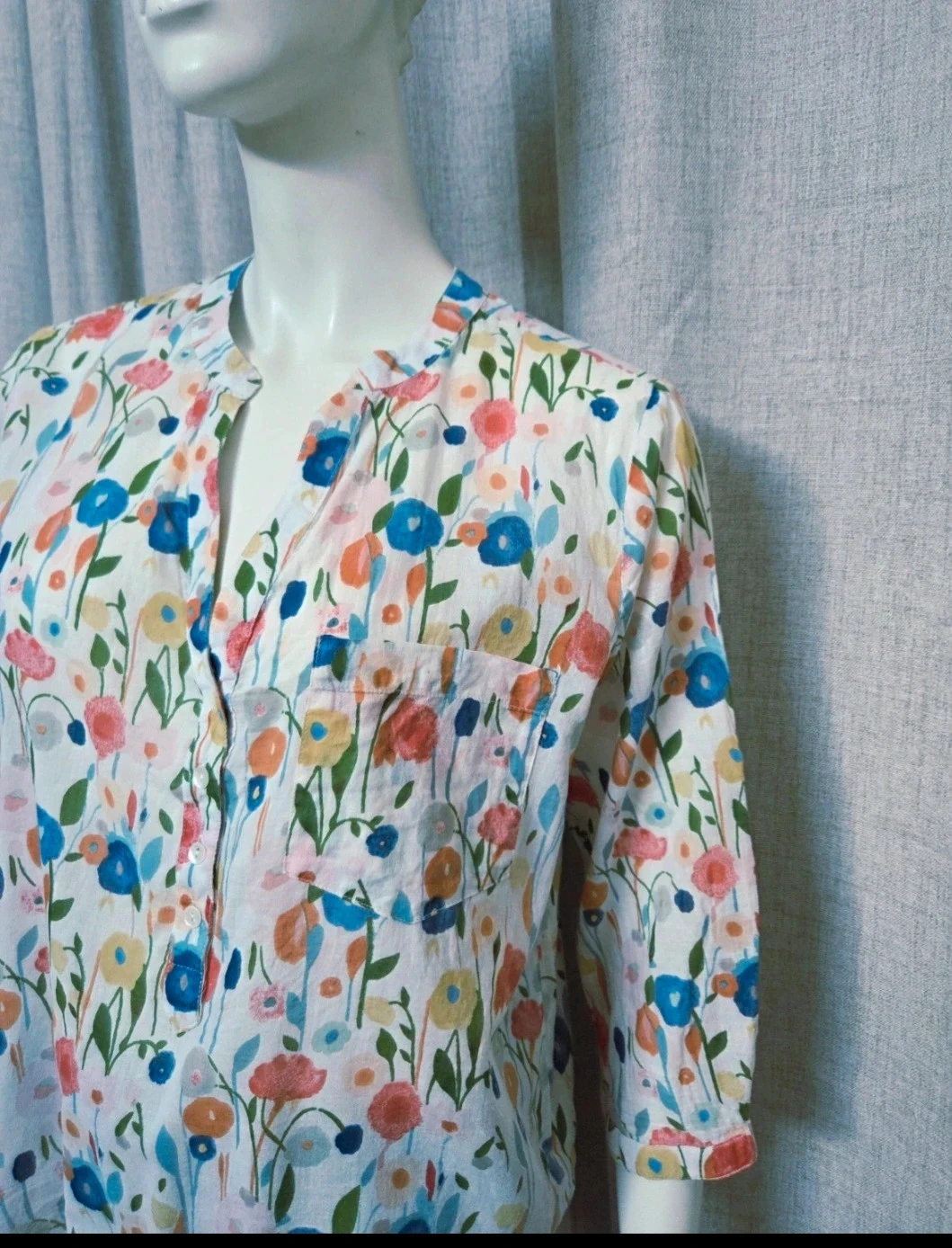 Blouse d’été légère à imprimé fleuri – taille S